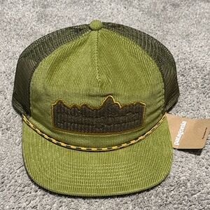 New Patagonia Fly Catcher Hat Fitz Roy Frame: Buckhorn Green